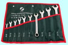 Набор ключей Комбинир. из 10-ти шт. (рожк. и накид.) (8 - 24) (TS-003) в сумке 