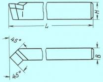 CNIC57810 Резец Проходной отогнутый 20х12х120 ВК8 (РК8)