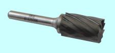 Борфреза тв.спл. цилиндр. d16х25х6х65 спиральная крупная насечка (В16 25С06) с заточ.торцем 