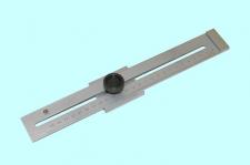 Линейка Металлическая  250 мм с регулируемым упором 